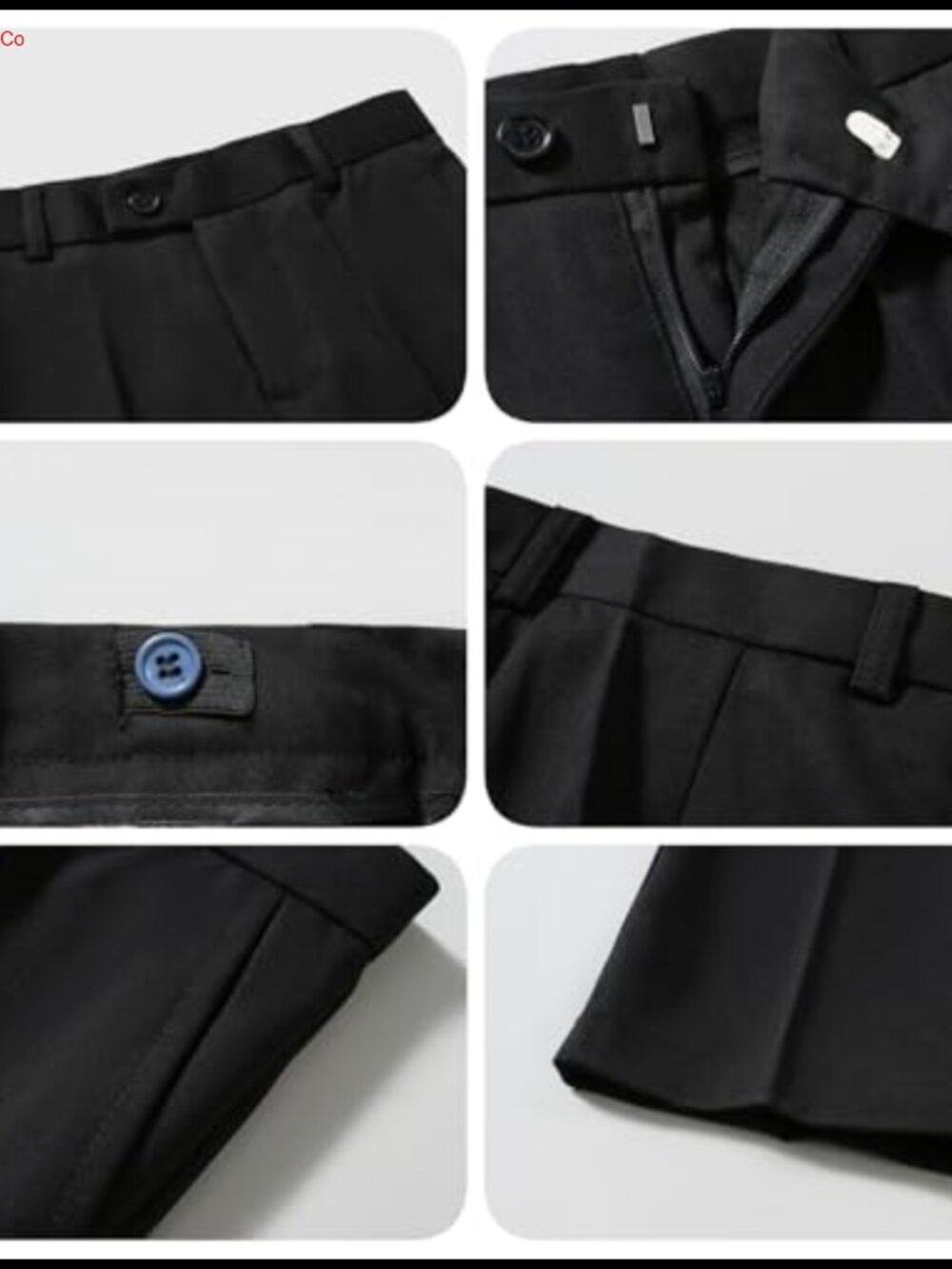 Boys 2 Piece Tuxedo Suit Shiny Formal Blazer Pants Set Slim Fit - Picture 5 of 6